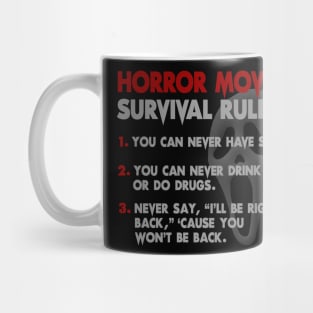 Horror Movie Rules Mug